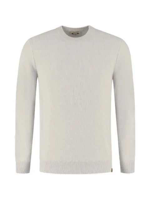 Jacob Cohën logo-patch ribbed-trim sweater
