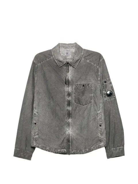 C.P. Company Flatt Nylon Lens padded zipped overshirt