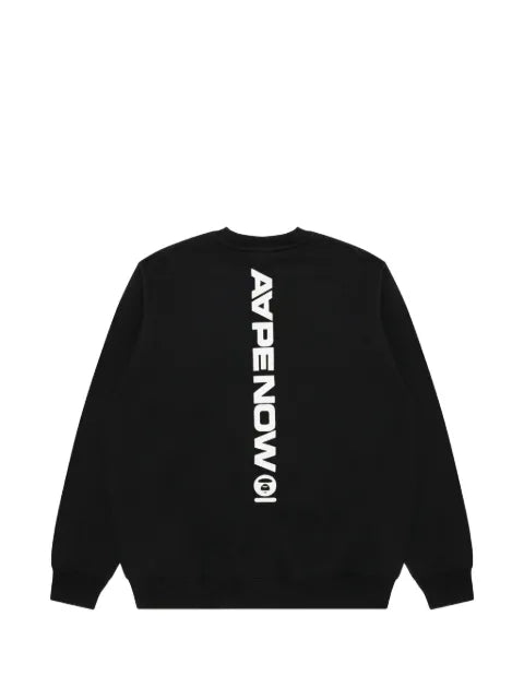 AAPE BY *A BATHING APE® Moonface logo-embroidered sweater