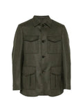 Caruso flap-pocket jacket