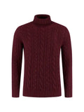 Fedeli cable-knit roll-neck sweater