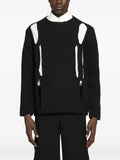 Comme des Garçons Homme Plus cut-out knitted sweater