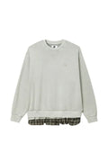 izzue layered distressed-effect sweater