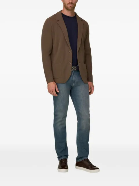 Boggi Milano knitted jacket in extrafine merino wool