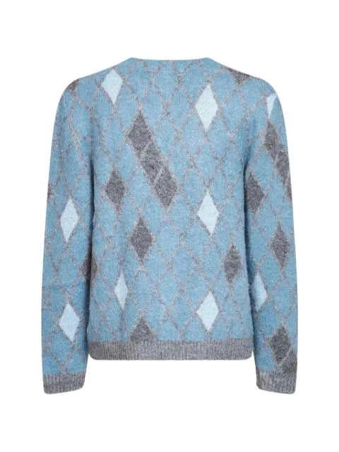 NN07 Chris argyle-knit button-up cardigan