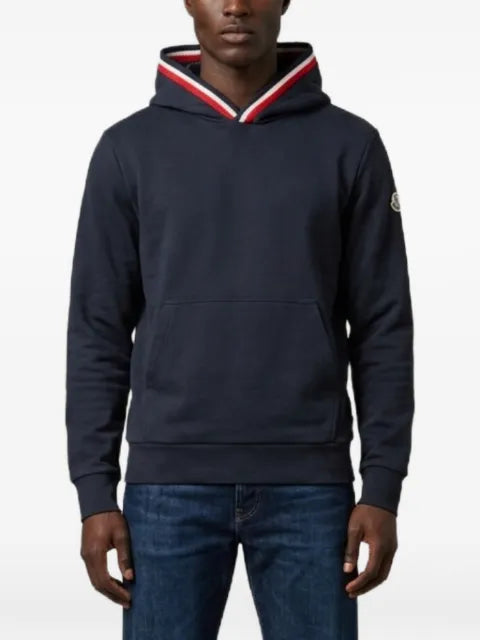 Moncler tricolour-detail hoodie