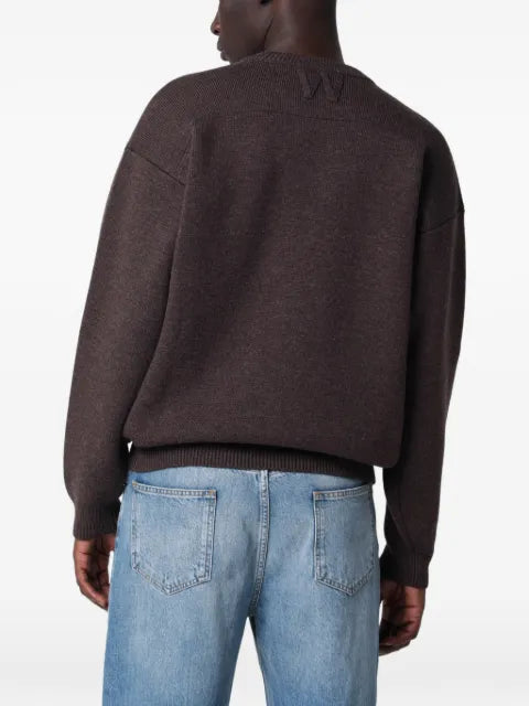 Willy Chavarria embroidered wool sweater
