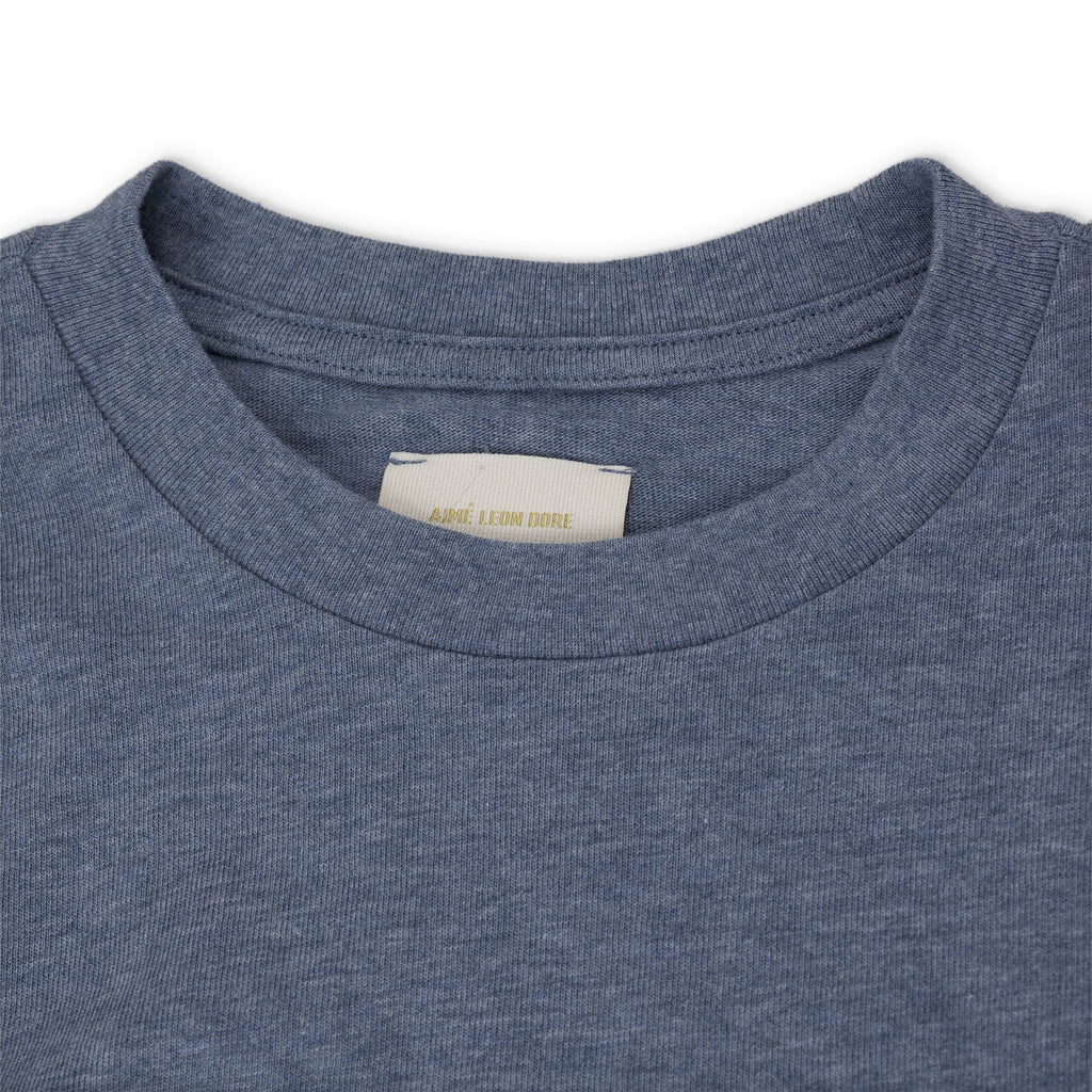 Blue LS Melange Uniform Tee
