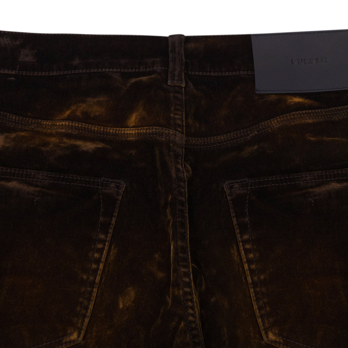 Brown Super Stack Flare Jeans