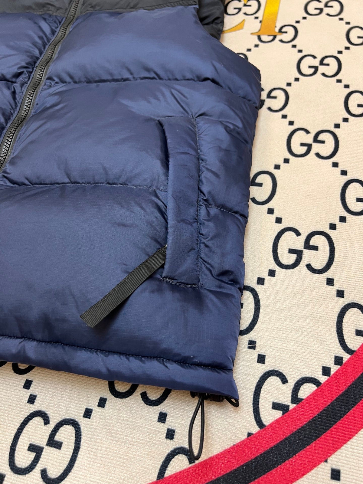The North Face Navy/Black 1996 Retro Nuptse Down Vest