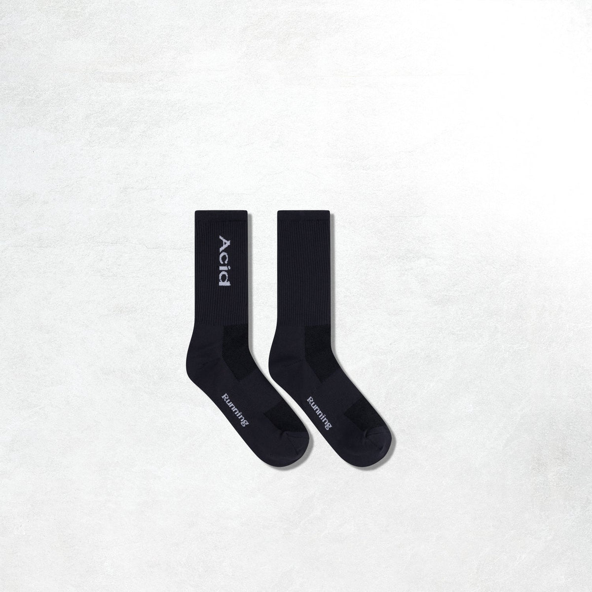Acid Running Logo Socks - Black