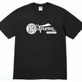 Supreme Men's Alphabet Cartoon Printed Cotton T-shirt Couple