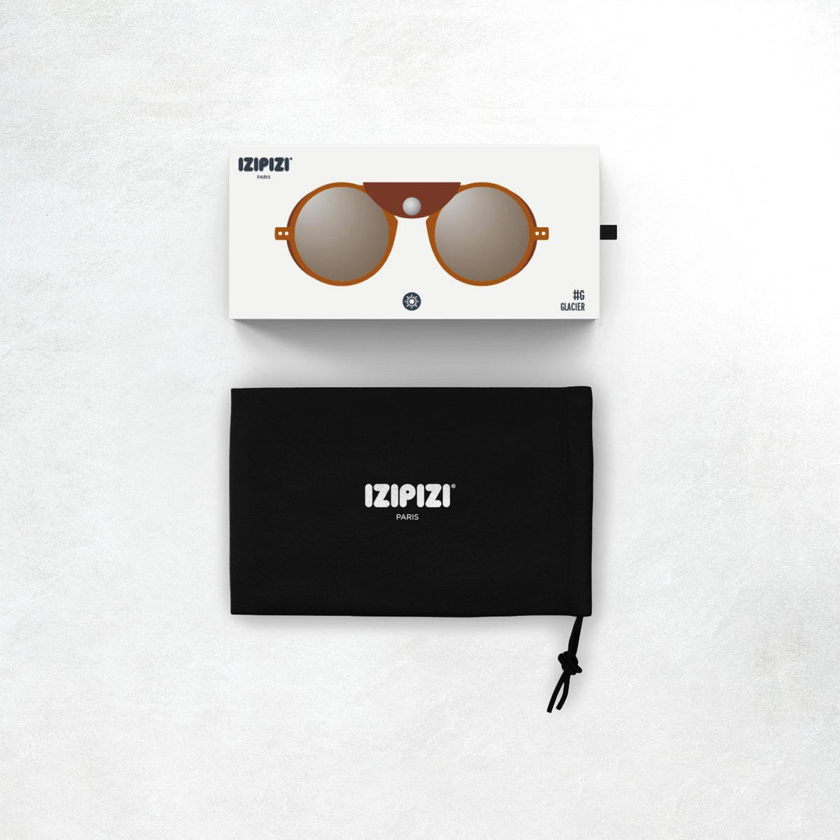 Izipizi Active Glasses Glacier Pro: Hazel Brown Mirrored Cat.4 Lenses
