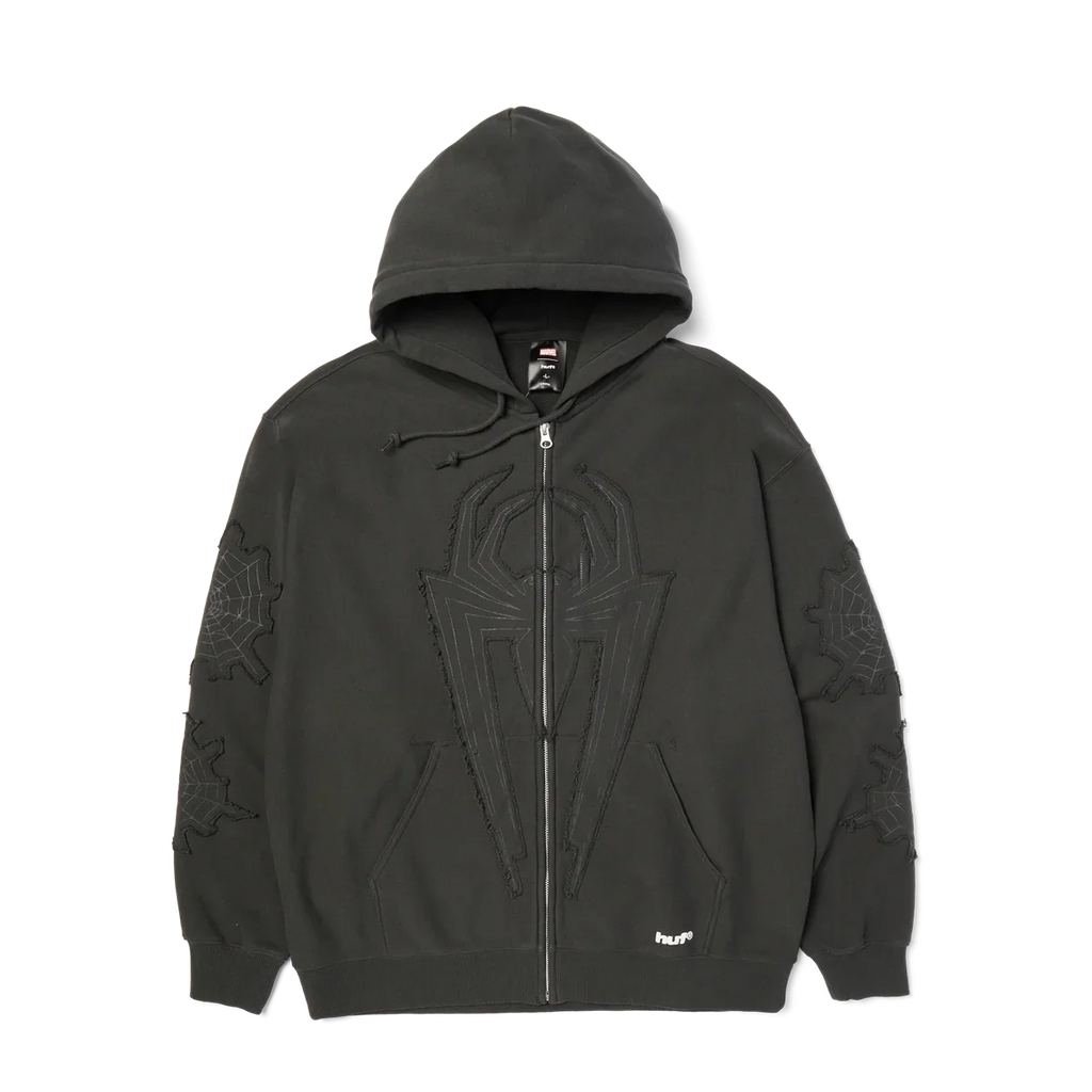 HUF Spiderman Web Full Zip Washed Hoodie