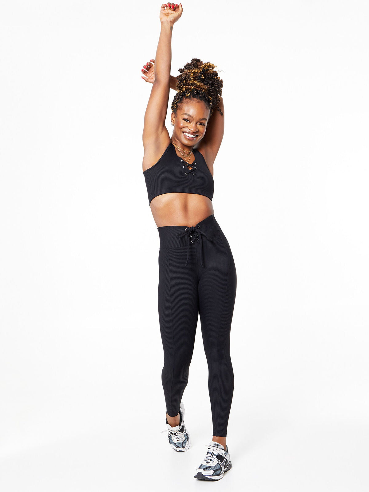 RIBBED FOOTBALL BRA