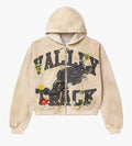 Vale Forever Bone Garden Zip Up Hoodie