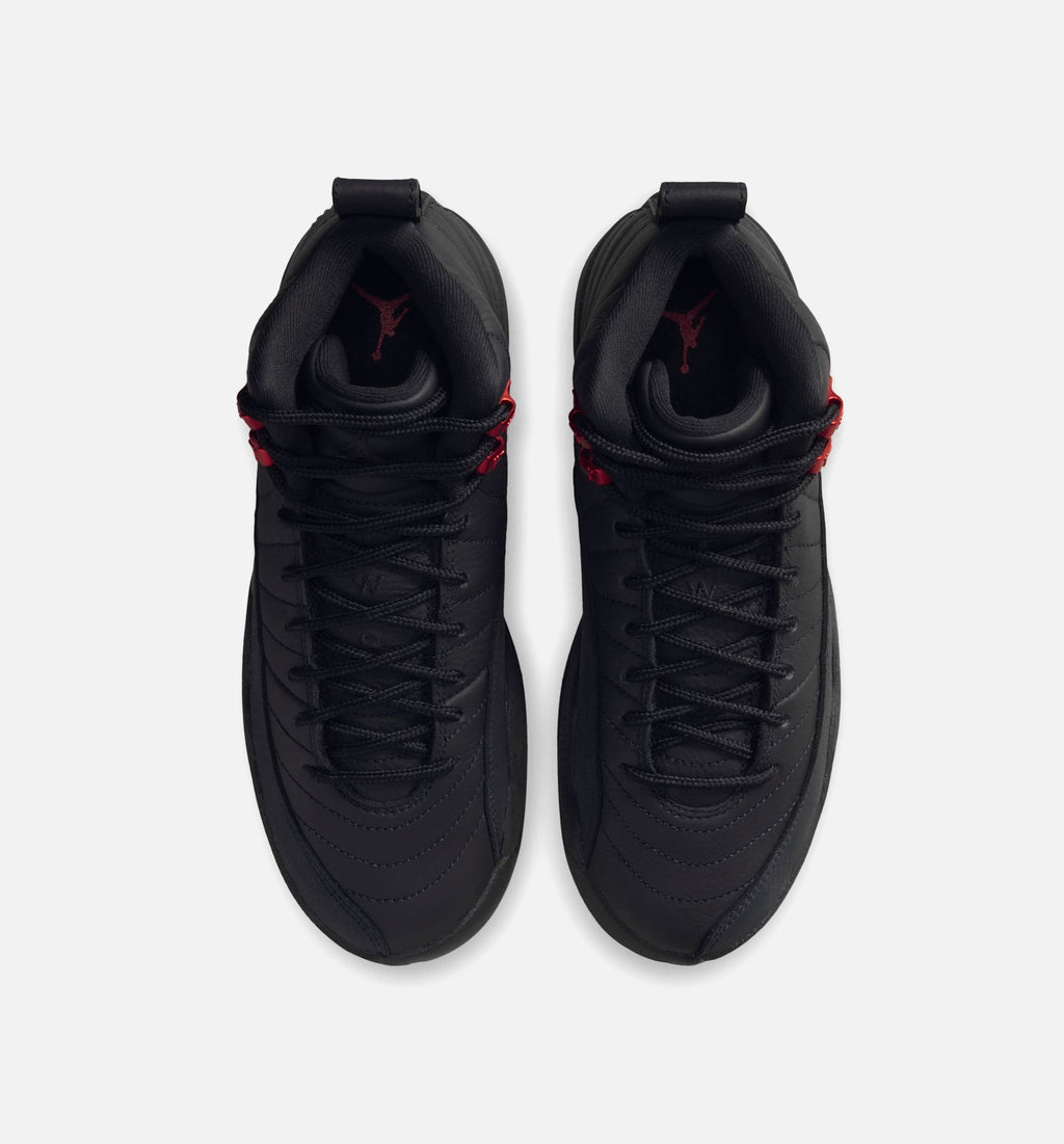Air Jordan 12 Retro Bloodline – Grade School Lifestyle Shoe in Black/Varsity Red