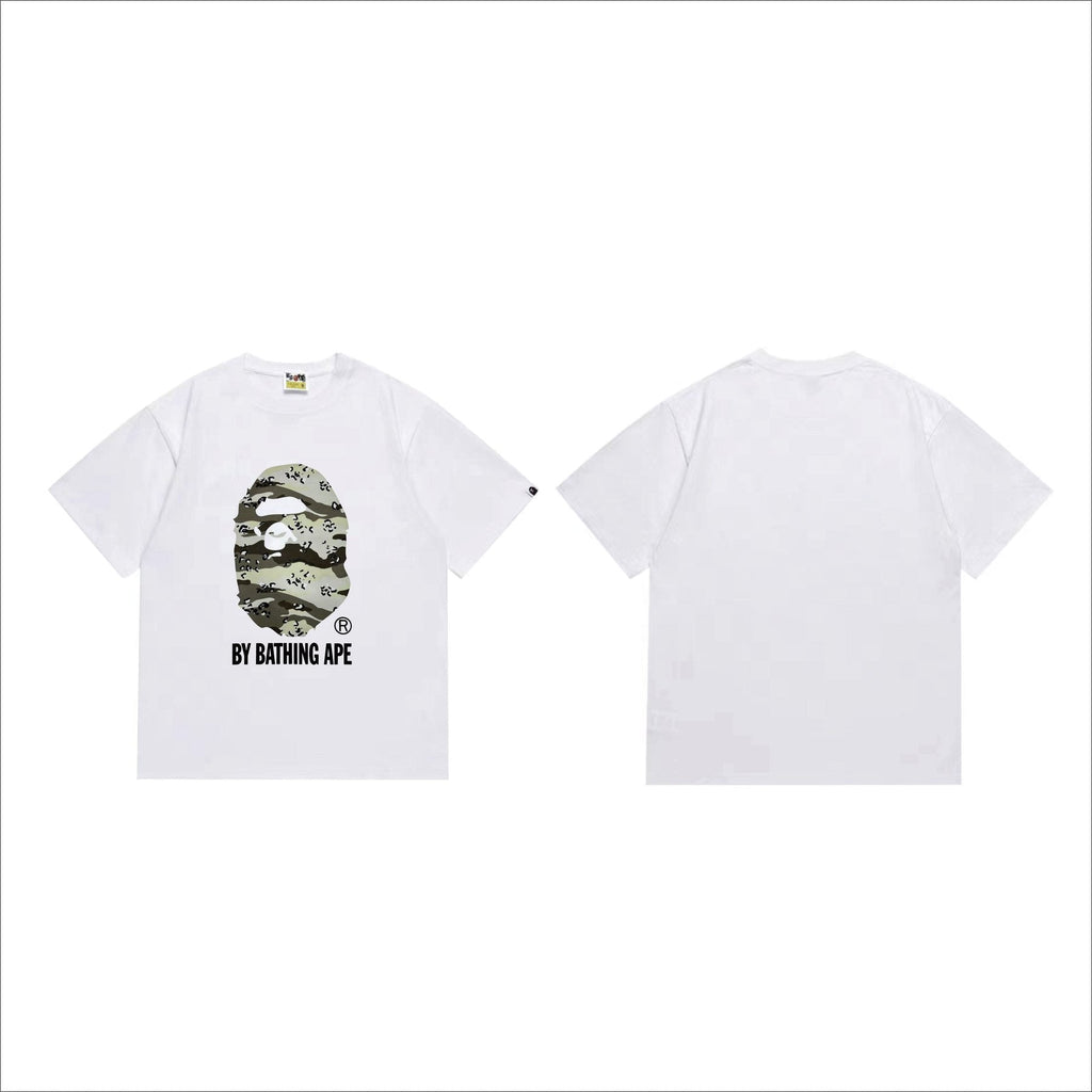 BAPE Olive Camo Ape Head Graphic T-Shirt