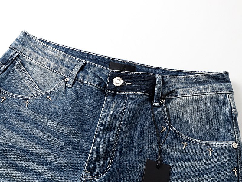 RTA Bryant Skinny Cross-Embellished Jeans