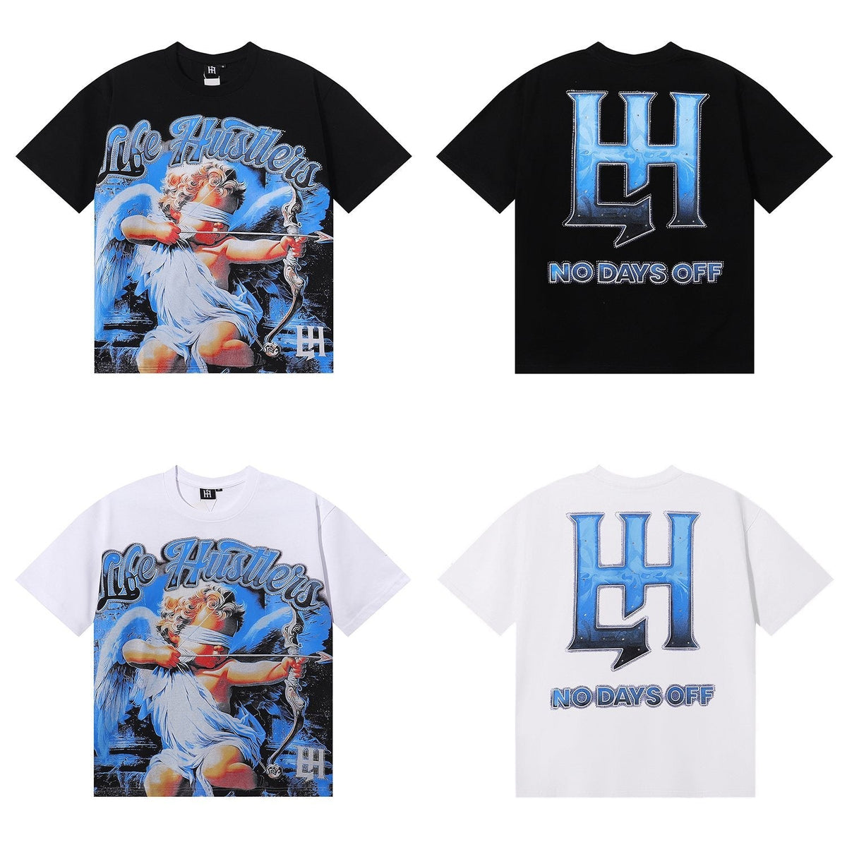 Life Hustlere Masked Angel Archer Graphic T-Shirt