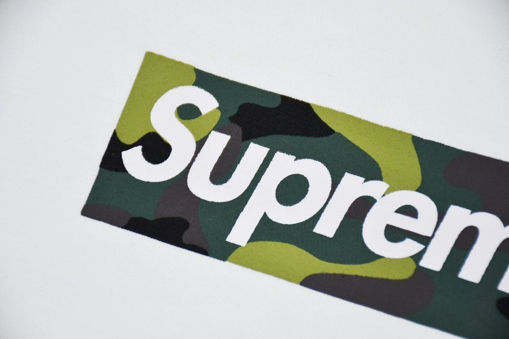 Supreme Camo Box Logo Short-Sleeve T-Shirt