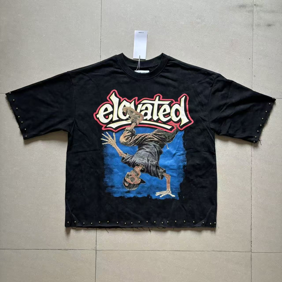 KLEEP Rise & Rebel Skeleton Graphic T-Shirt