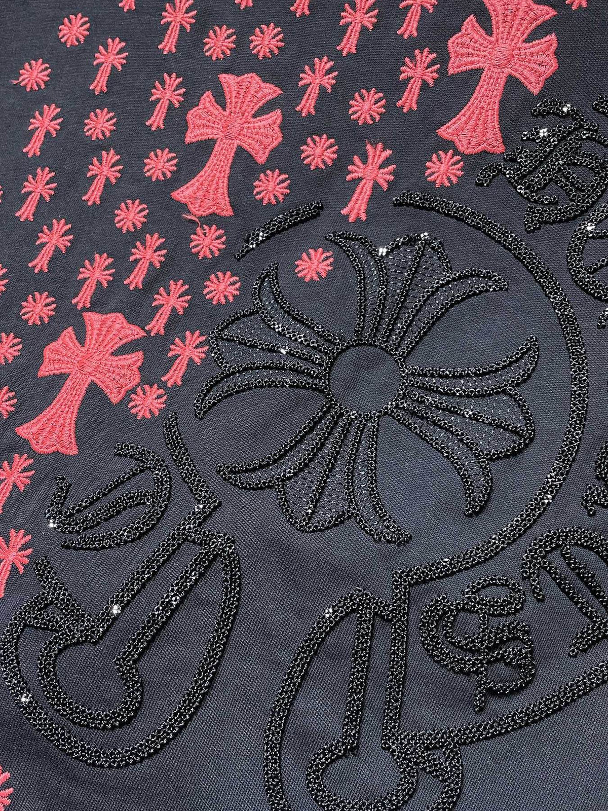 Chrome Hearts Cross Floral Graphic T-Shirt