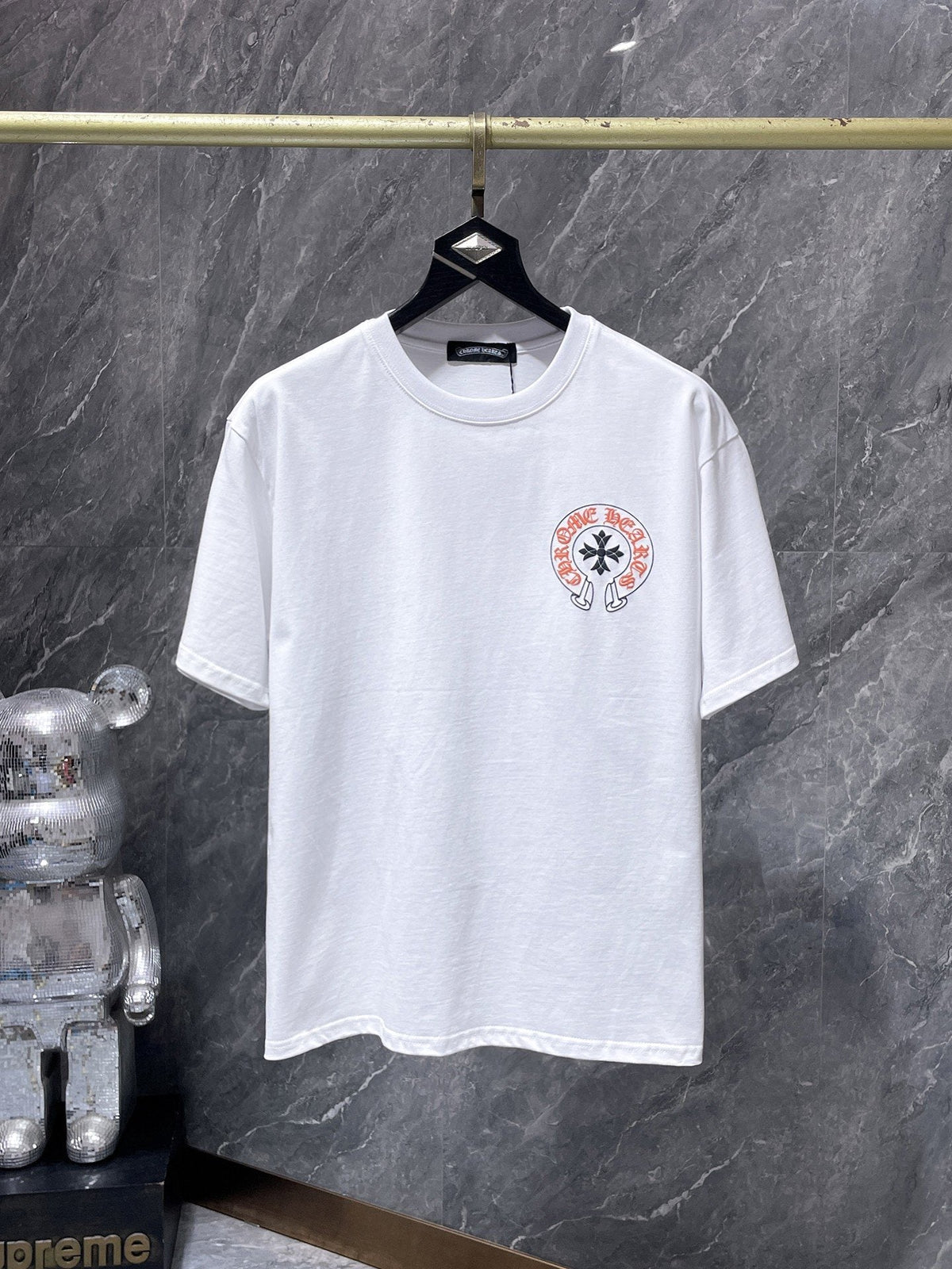 Chrome Hearts Splatter Horseshoe Graphic T-Shirt