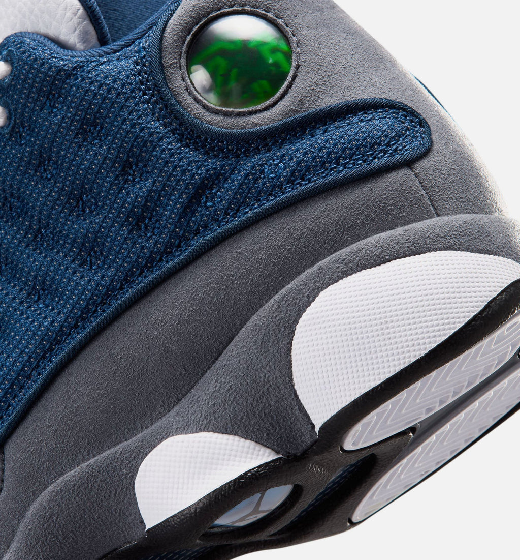 Air Jordan 13 Retro Flint Big Kids' Sneakers - Navy / University Blue / Flint Grey