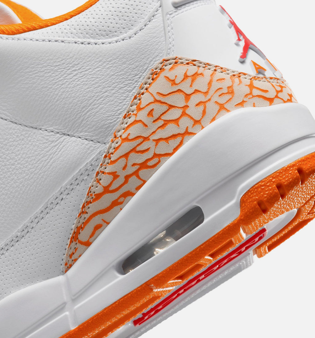 Air Jordan 3 Retro Citrus Women's Lifestyle Shoes - White/Multicolor