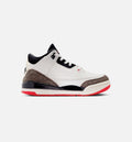 Air Jordan 3 Retro Sail & University Red Preschool Lifestyle Shoes - Sail/Black/University Red/Pale Ivory