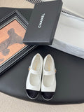 Chanel 25s Runway Mary Jane Flats