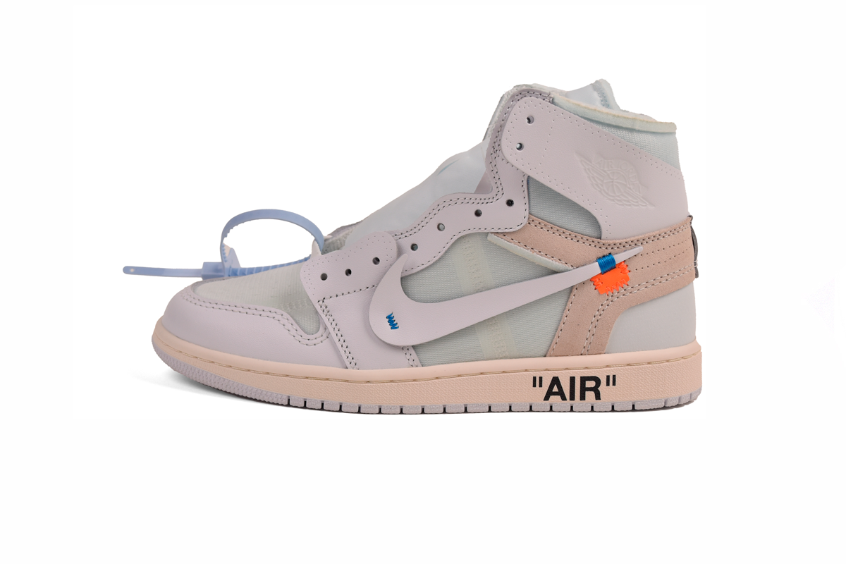 Jordan 1 Retro High Off White Euro Reps Sneakers AQ0818-100