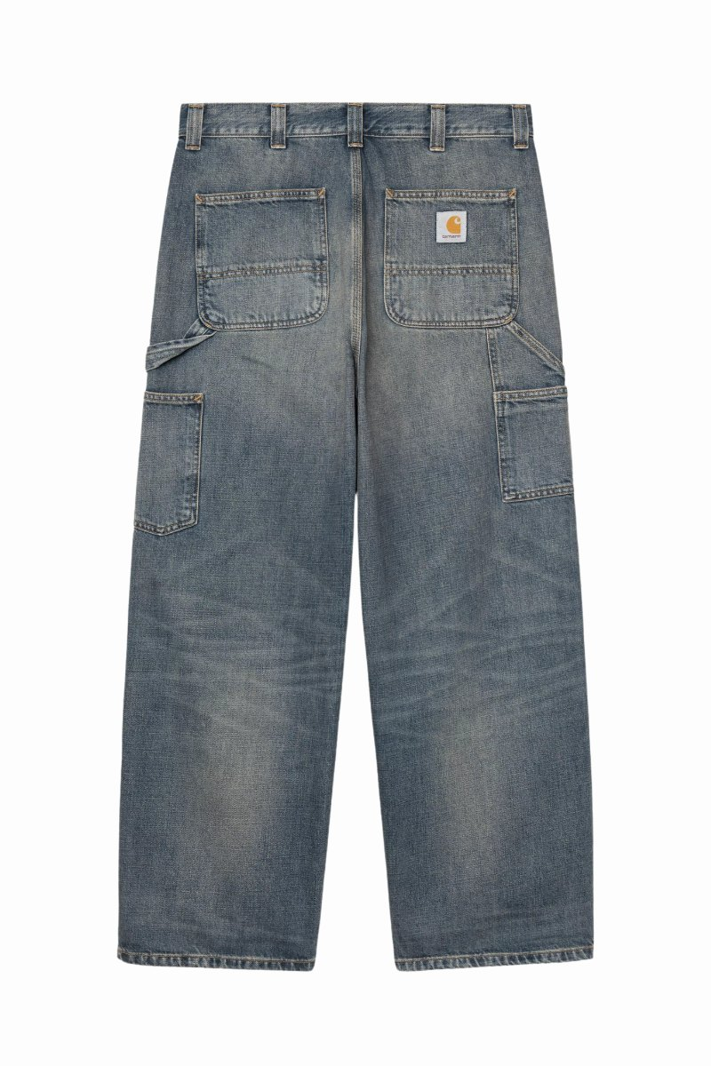 CARHARTT WIP OAKLAND PANT Blue Worn Used Wash