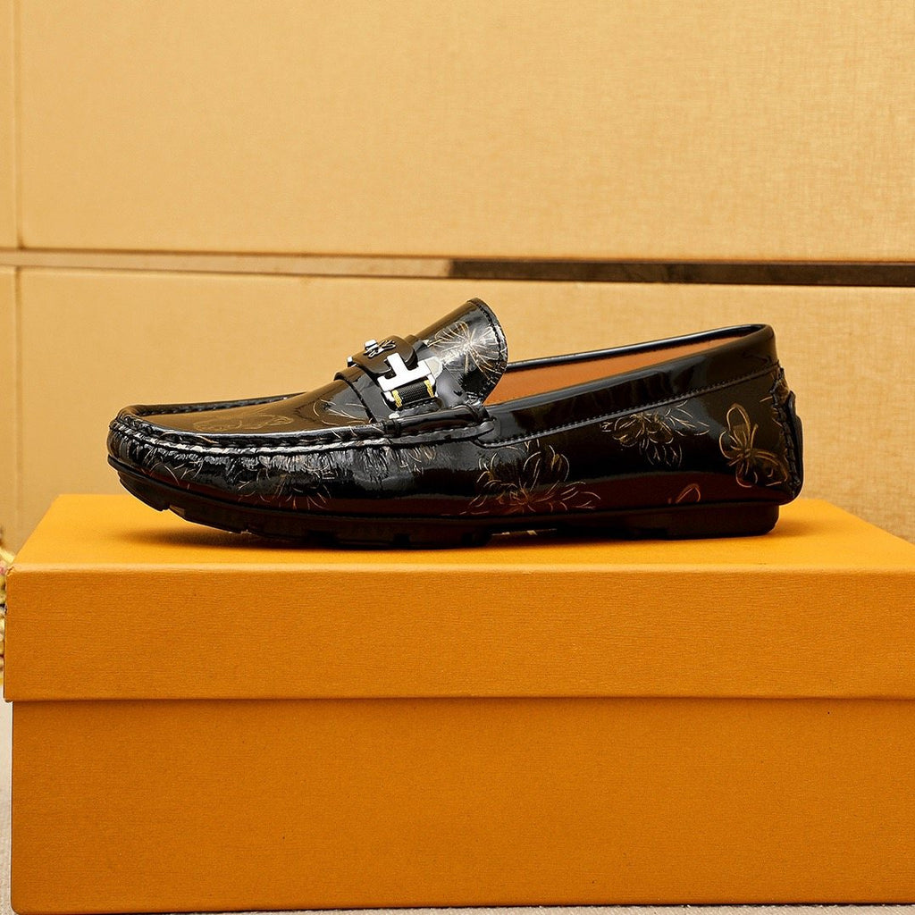 Louis Vuitton Black Buckle Loafers