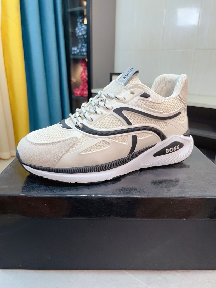 Hugo Boss Mesh Panel Sneakers