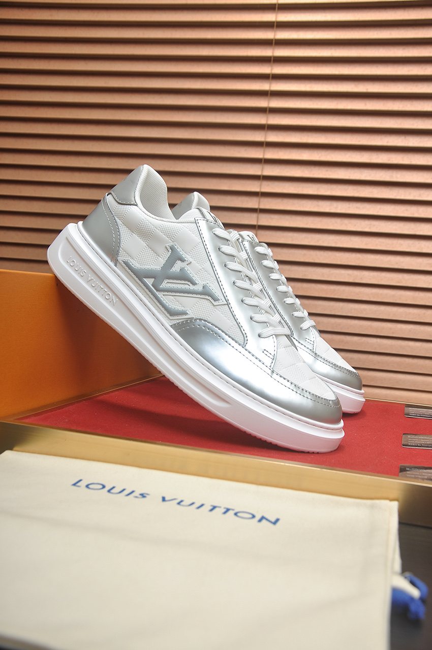 Louis Vuitton Paneled Low-Top Sneakers
