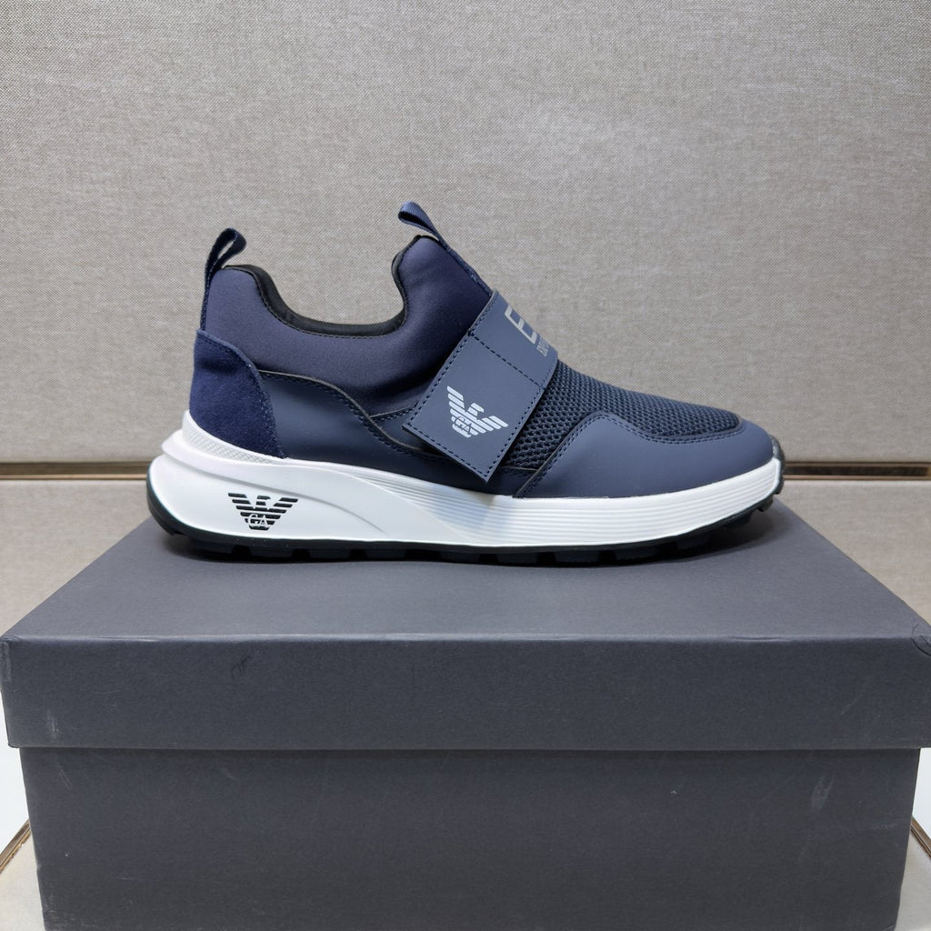 Emporio Armani EA7 Mesh Slip-On Sneakers