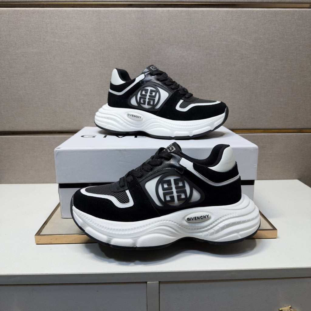 Givenchy Black and White Low-Top Sneakers