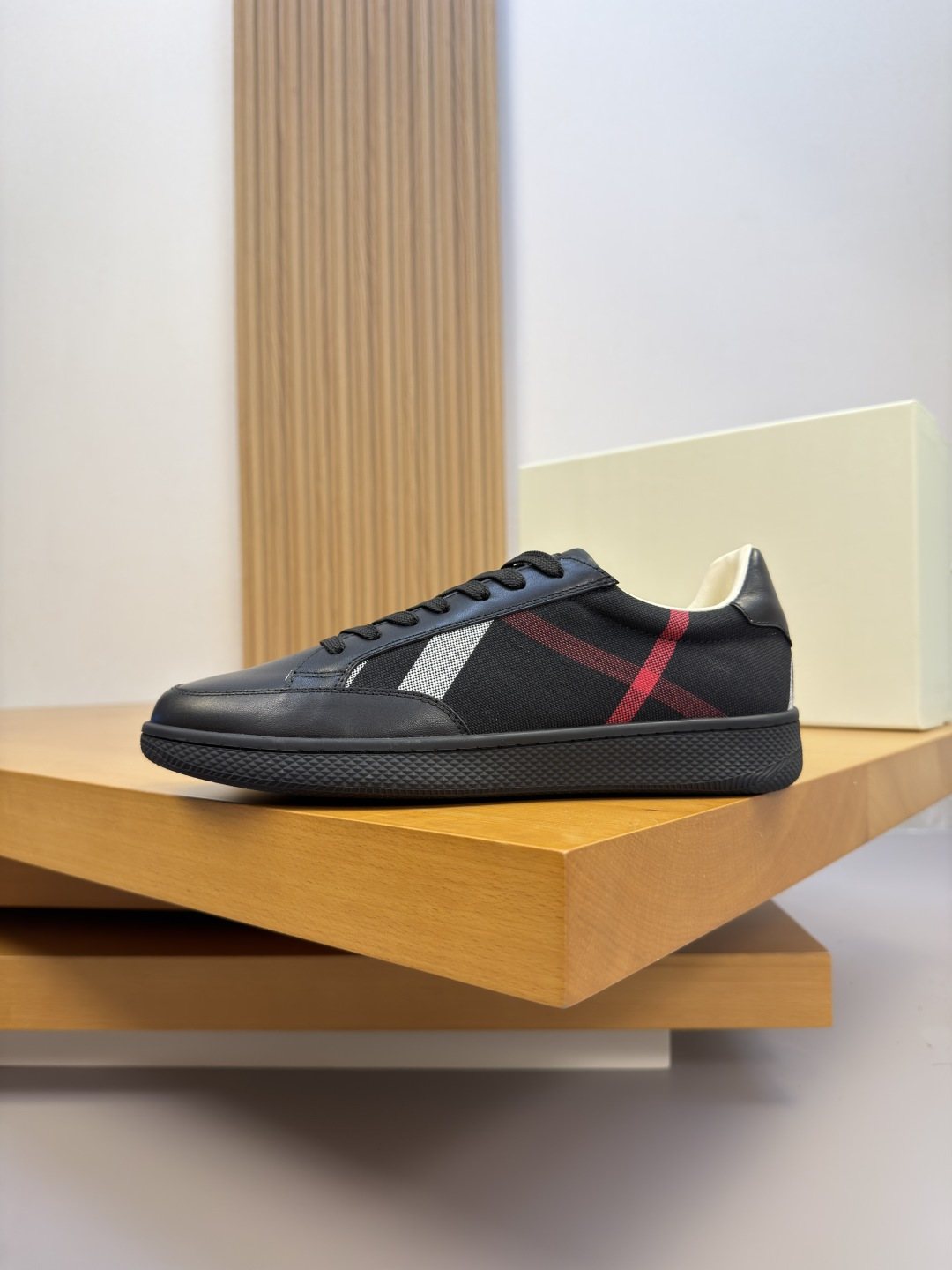 Burberry Paneled Low-Top Sneakers