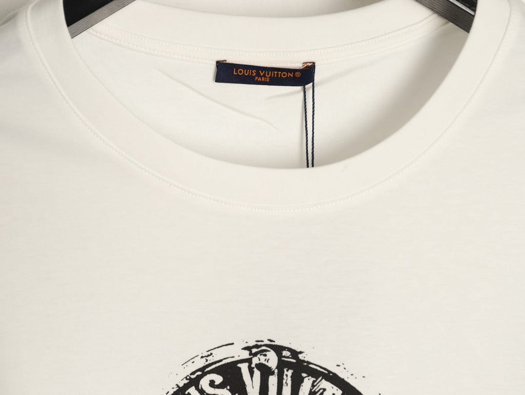 Louis Vuitton Black Stamp Graphic T-Shirt - Off-White