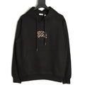Burberry Equestrian Emblem Pullover Hoodie - Black（副本）（副本）